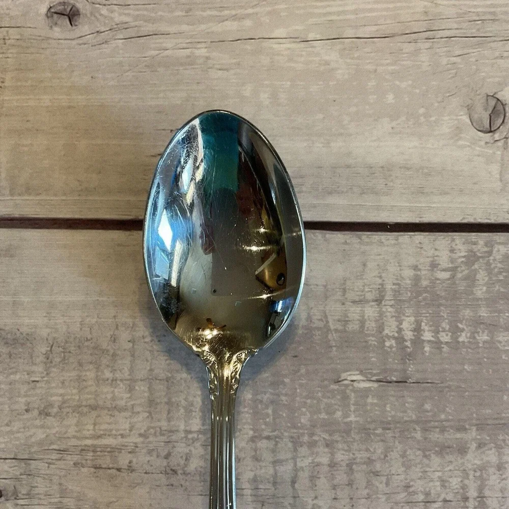 Reed & Barton Stainless Flatware Renaissance Serving Spoon Tablespoon